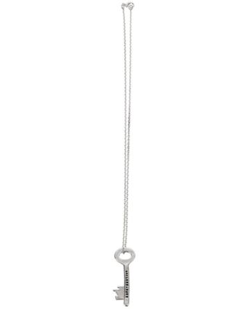 Thoraval Key Pendant Necklace, Women's, Metallic