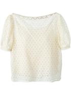 See By Chloé Macrame Lace Blouse