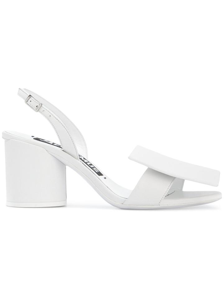 Jacquemus Les Rond Carre Sandals - White