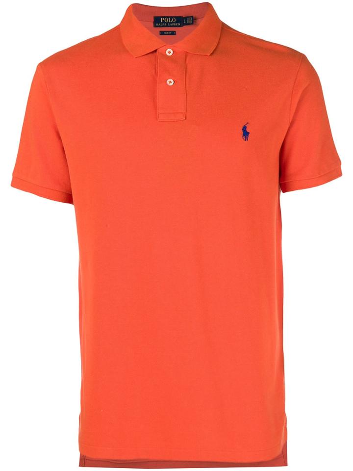 Polo Ralph Lauren Logo Short-sleeve Polo Top - Yellow & Orange