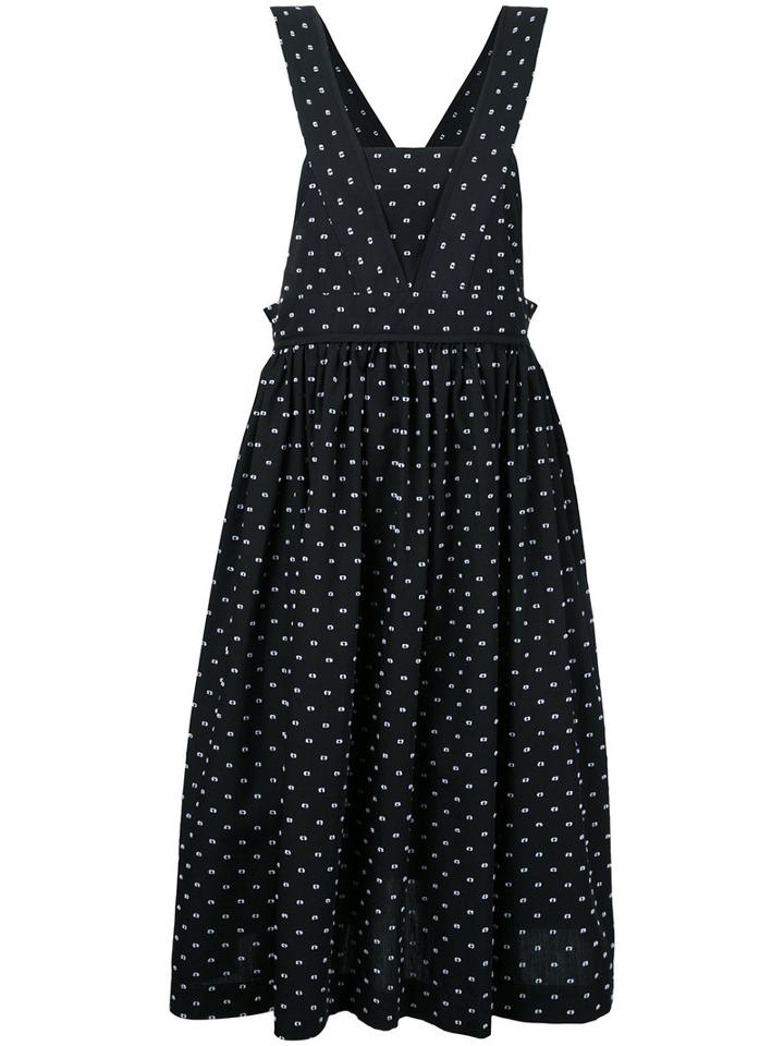 Henrik Vibskov - Twill Dress - Women - Cotton - Xs, Black, Cotton