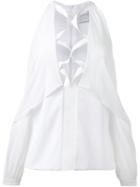 Dion Lee Lace Slashed Sleeve Shirt