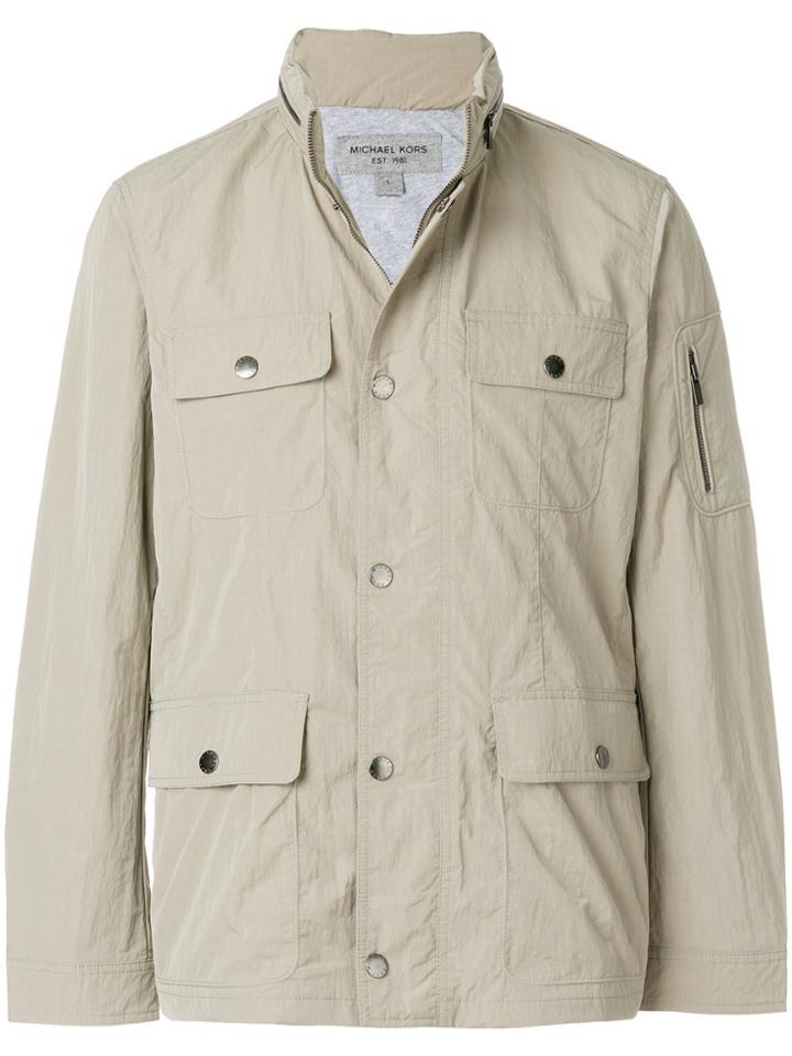 Michael Kors Multi-pocket Jacket - Nude & Neutrals