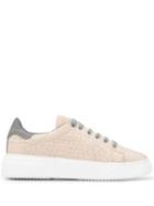 By Walid Stitch Detail Low Top Sneakers - Neutrals
