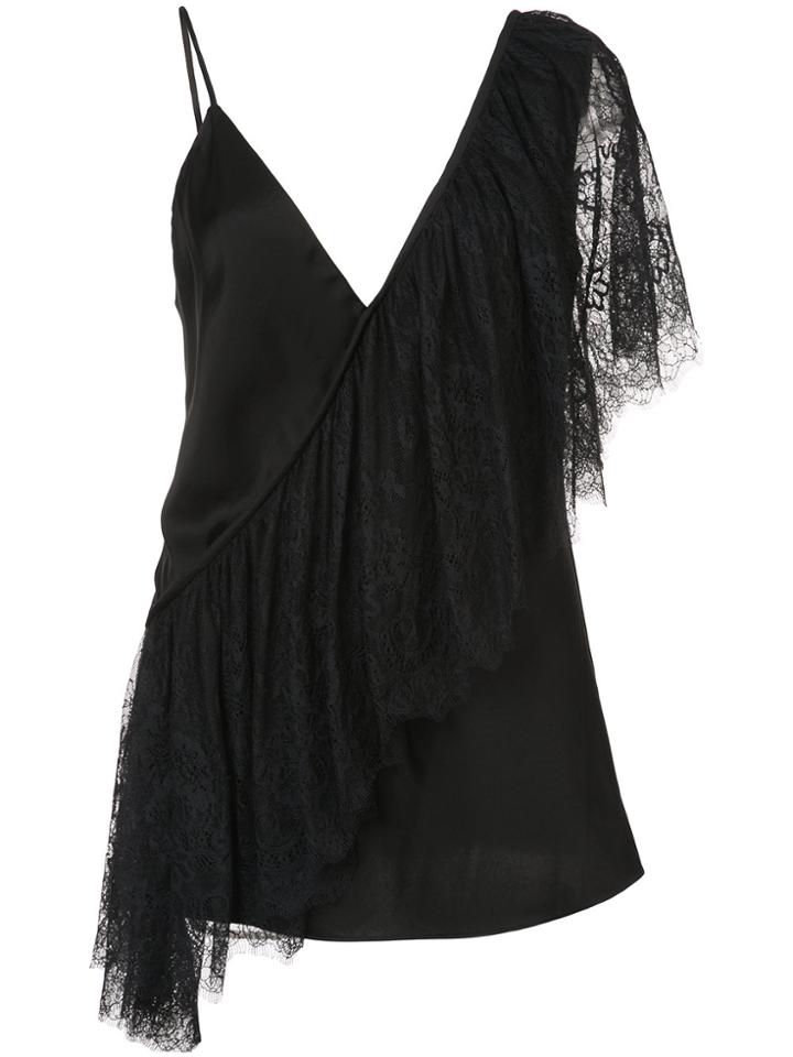 Dvf Diane Von Furstenberg Asymmetric Cami - Black
