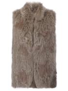 Derek Lam 10 Crosby Sleeveless Mid-lentgh Coat