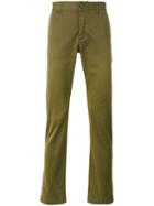 Saint Laurent - Classic Slim-fit Chinos - Men - Cotton - 34, Green, Cotton