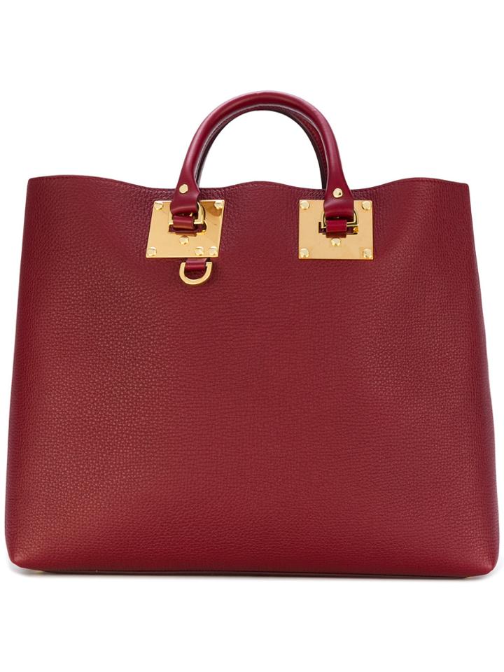 Sophie Hulme Shopping Tote Bag - Pink & Purple