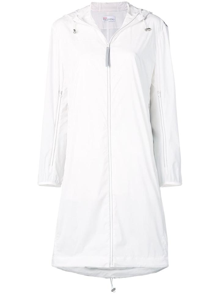 Red Valentino Light Hooded Jacket - White