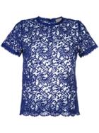 Erika Cavallini Lace T-shirt - Blue