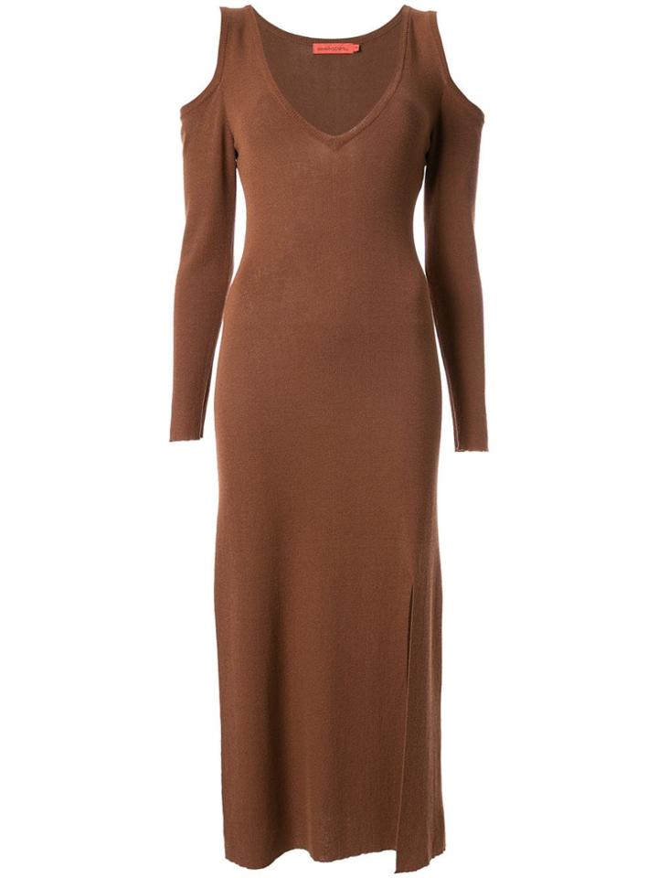 Manning Cartell Cold-shoulder Dress - Brown