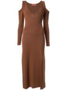 Manning Cartell Cold-shoulder Dress - Brown