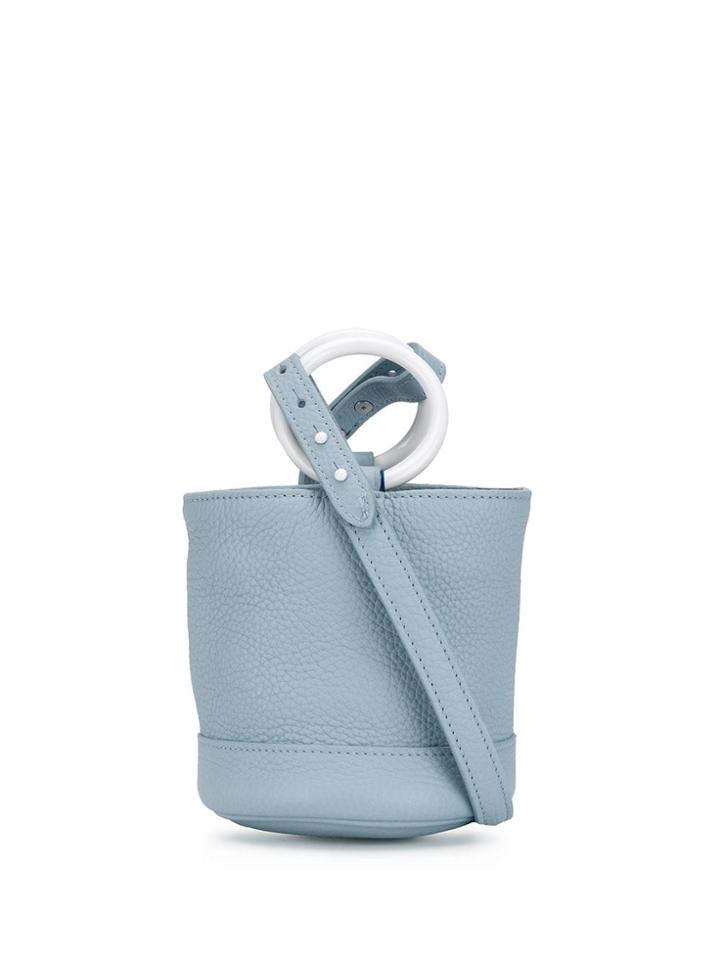 Simon Miller Round Handles Bucket Bag - Blue