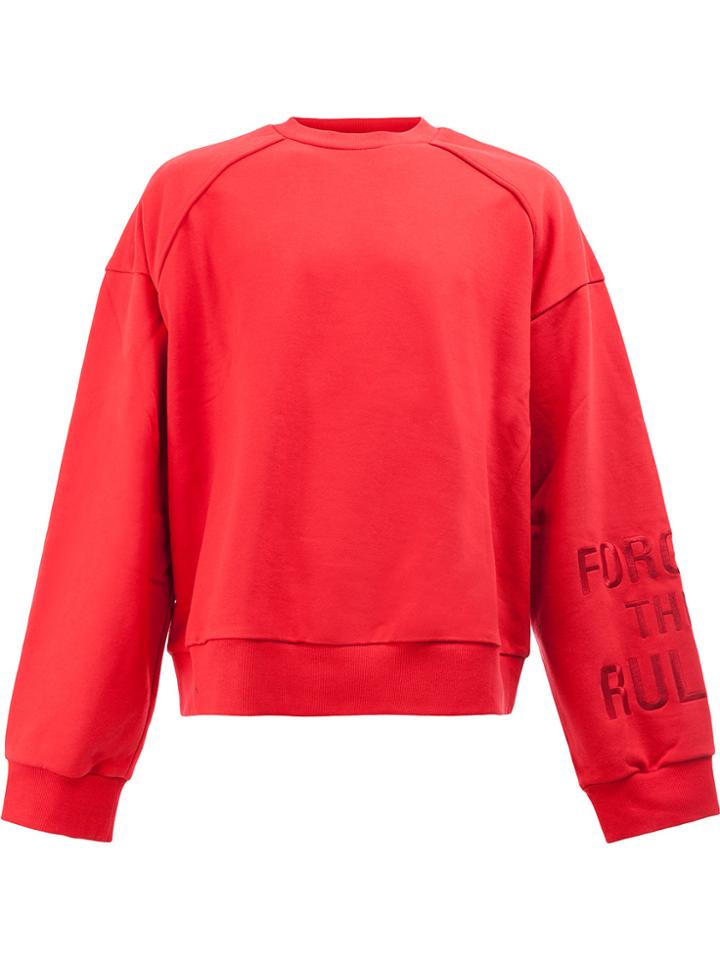 Juun.j Embroidered Sleeve Sweatshirt