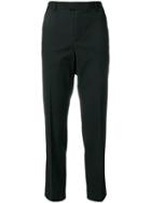 Red Valentino Cropped-length Tailored Trousers - Black