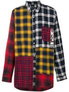 Pam Perks And Mini Checked Patchwork Shirt - Multicolour
