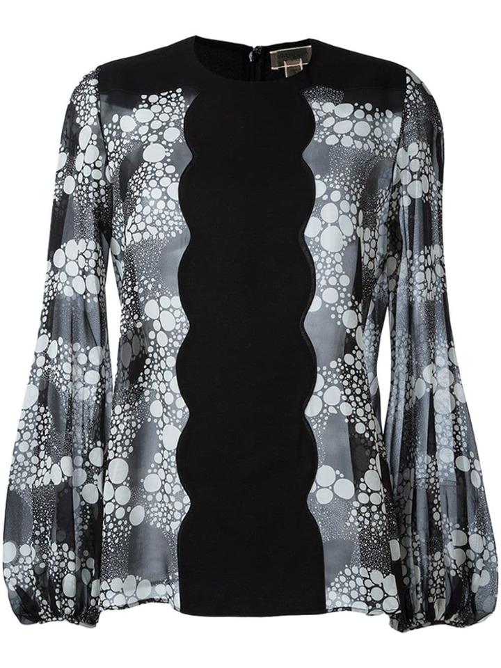 Giambattista Valli Printed Blouse - Black