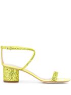 Giuseppe Zanotti Tara Glitter Sandals - Yellow