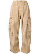 Hilfiger Collection Cropped Cargo Trousers - Neutrals