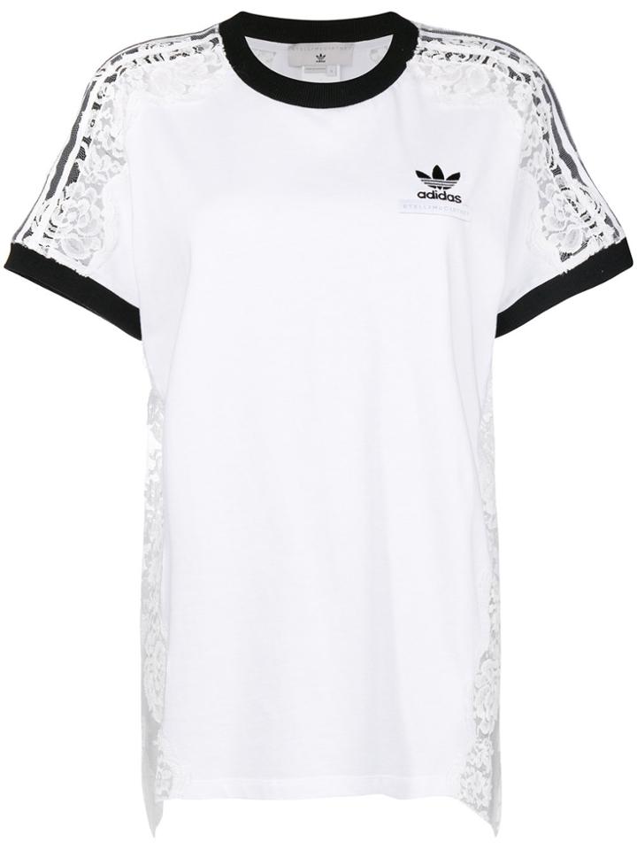 Stella Mccartney Sheer Lace T-shirt - White