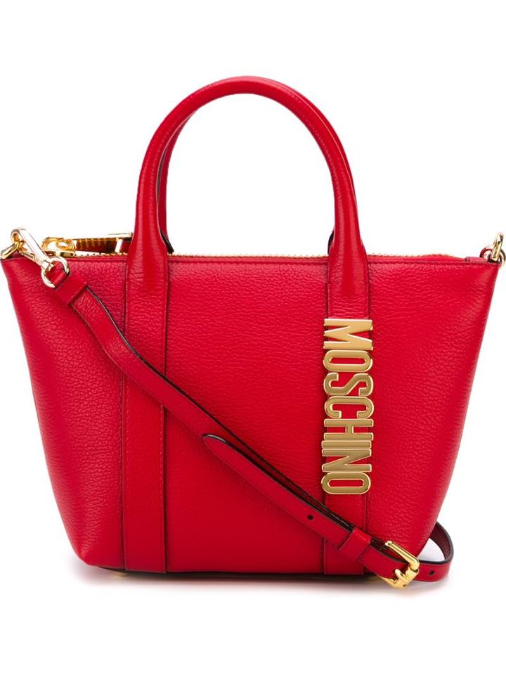 Moschino 'letters' Tote, Women's, Red