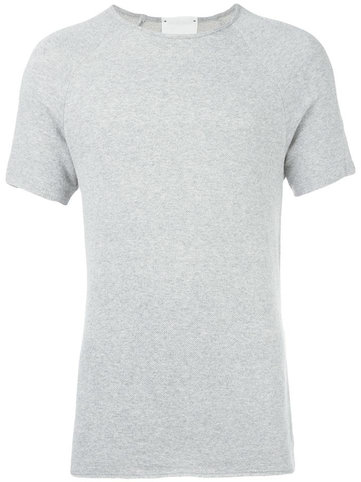 Lost & Found Rooms Exposed Seam T-shirt - Grey