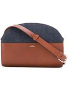 A.p.c. Two Tone Crossbody Bag - Brown