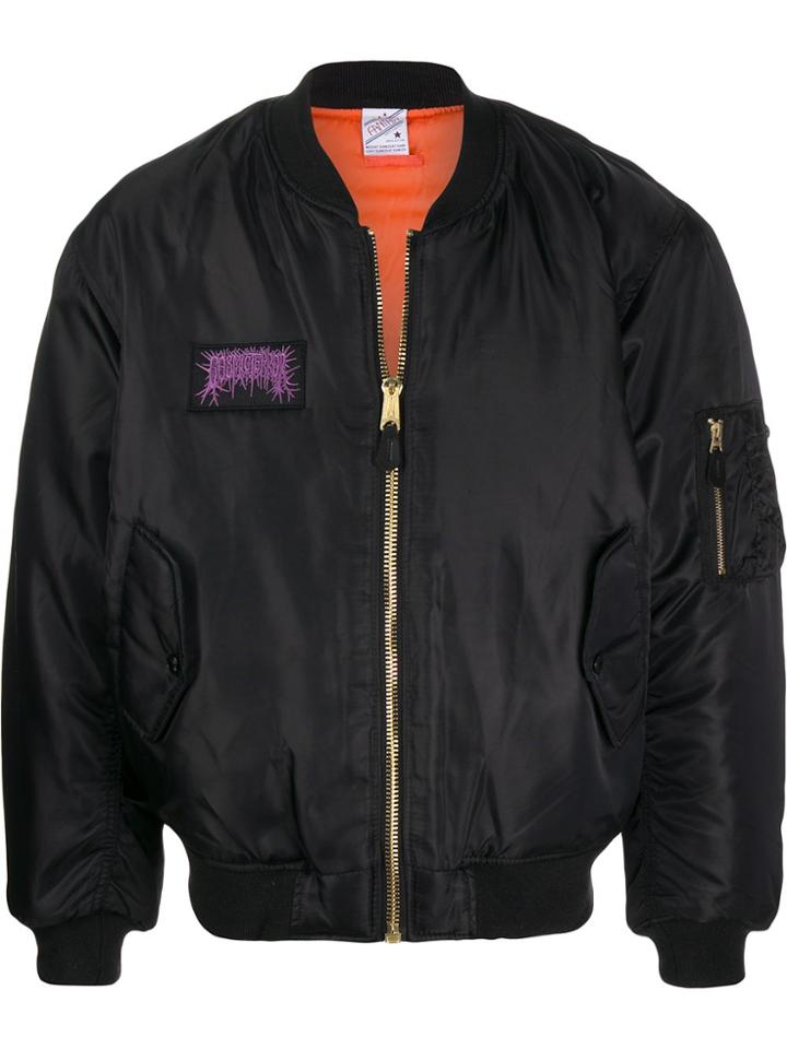 Yang Li Padded Bomber Jacket - Black