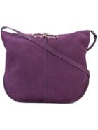 Nina Ricci Adjustable Strap Shoulder Bag, Women's, Pink/purple, Suede