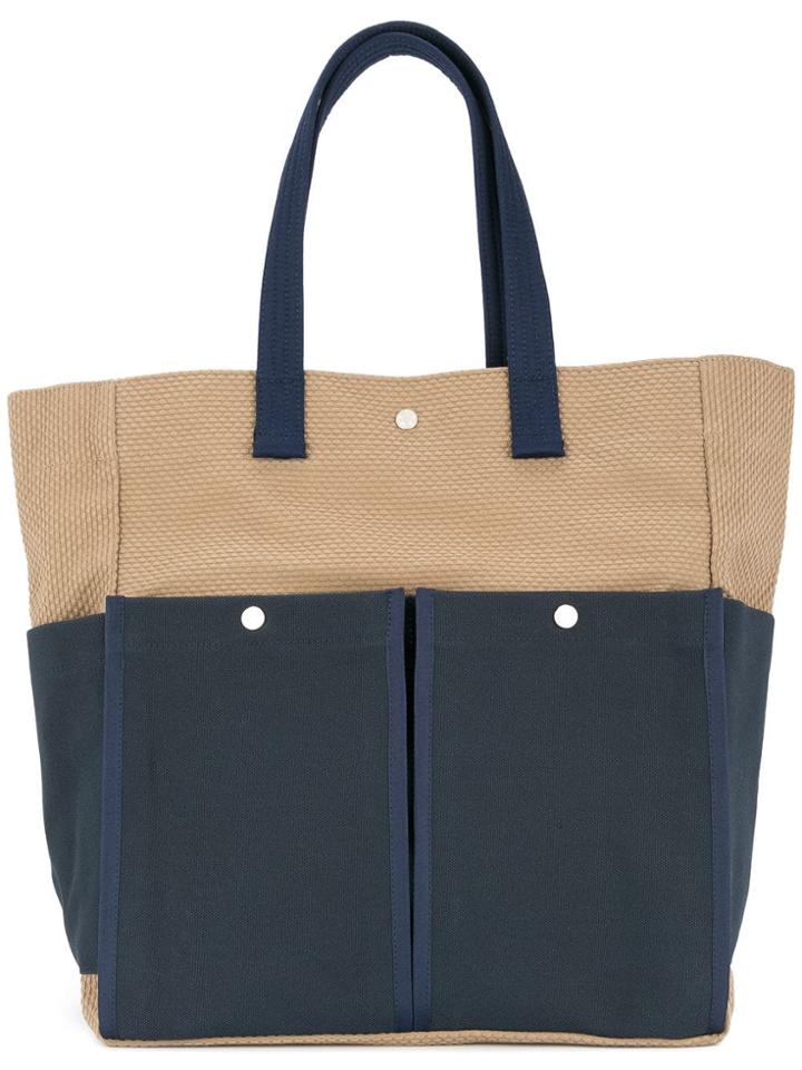Cabas Botanical Tote Bag - Neutrals
