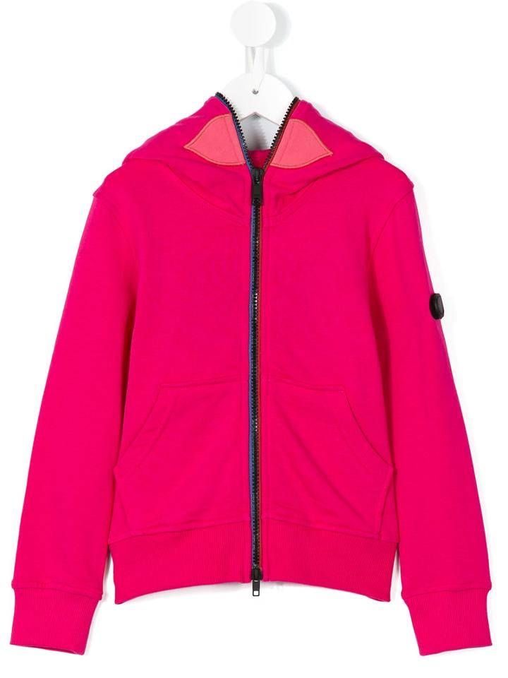 Ai Riders On The Storm Kids - Patched Hoodie - Kids - Cotton - 8 Yrs, Pink/purple