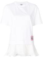 Kenzo Ruffled Hem T-shirt - White