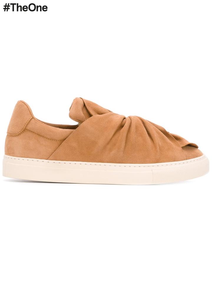 Ports 1961 Bee Bow Slip-on Sneakers - Nude & Neutrals