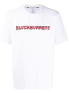 Blackbarrett Strikethrough T-shirt - White
