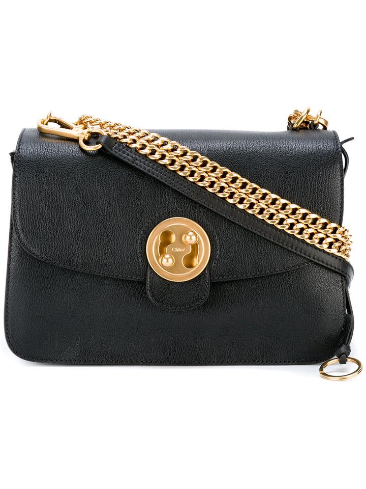 Chloé 'mily' Shoulder Bag, Women's, Black, Goat Skin