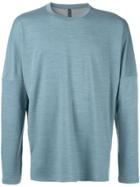 Kazuyuki Kumagai Long-sleeved T-shirt - Blue