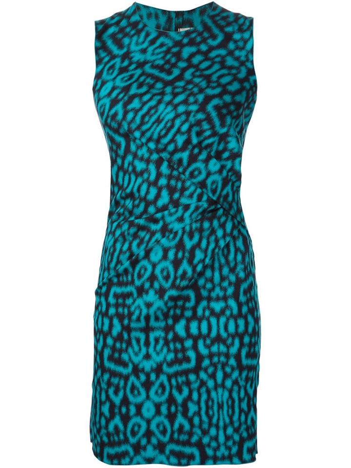 Lanvin Leopard Print Shift Dress