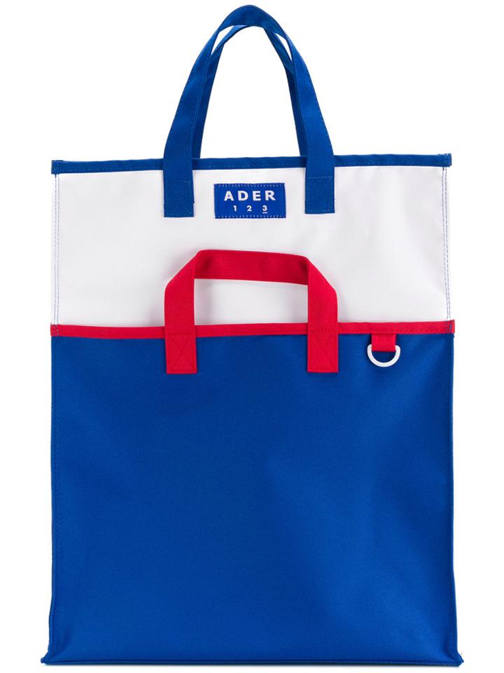 Ader Double-shopper Tote - Blue