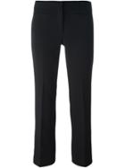 Michael Michael Kors Slim Cropped Trousers - Black