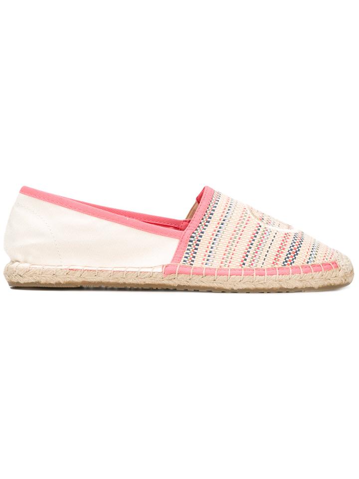 Tommy Hilfiger Striped Espadrilles - Nude & Neutrals