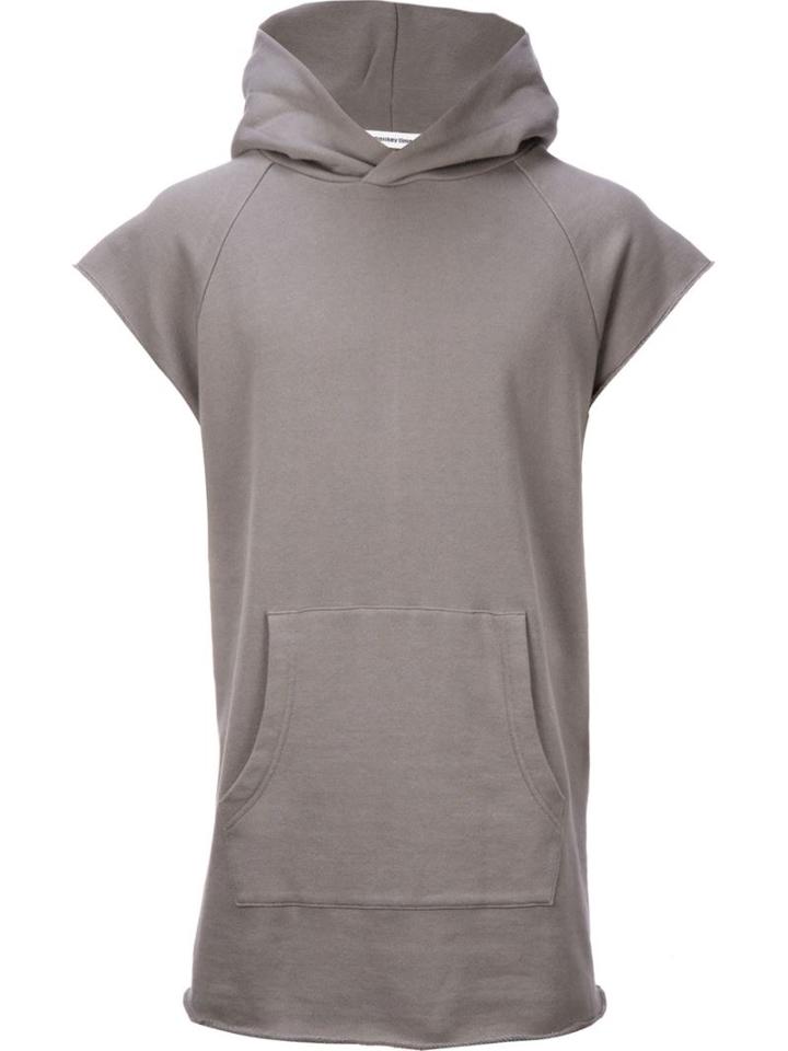 Monkey Time Urake Sleeveless Hoodie, Men's, Size: S, Green, Cotton