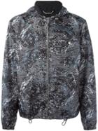 Versace 'star Map' Blouson Jacket, Men's, Size: 50, Black, Polyester/cotton