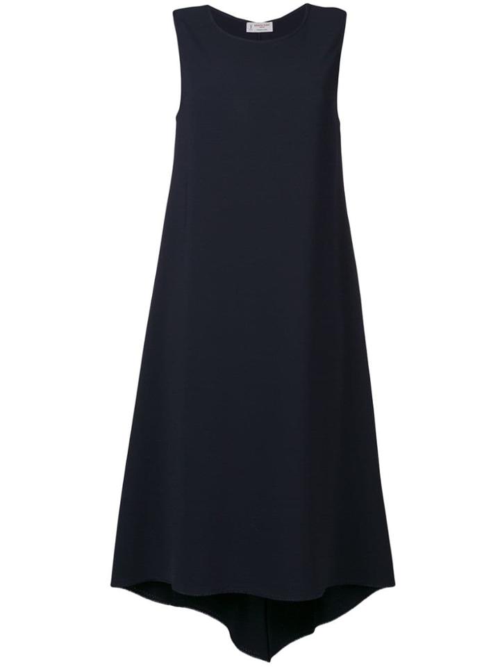 Alberto Biani Asymmetric Hem Dress - Blue