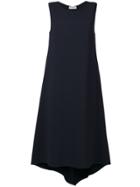 Alberto Biani Asymmetric Hem Dress - Blue