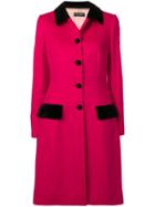 Dolce & Gabbana Contrasting Panels Midi Coat - Pink