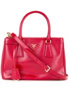 Prada Vintage Logo 2-way Handbag - Red