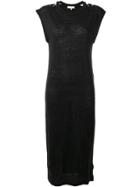Iro Lace Up Shoulders Dress - Black