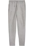 Burberry Embroidered Logo Sweatpants - Grey