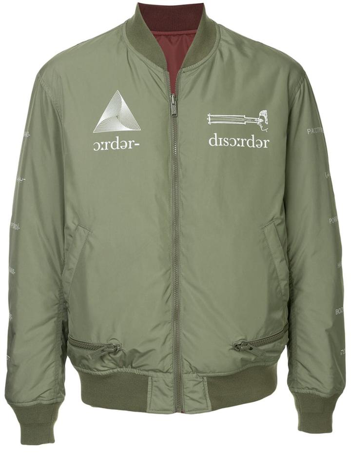Undercover Reversible Bomber Jacket - Green