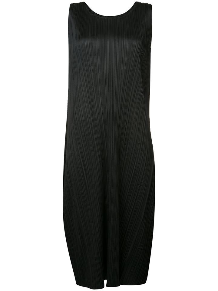 Pleats Please By Issey Miyake Pleated Dress, Women's, Size: 2, Black, Polyester